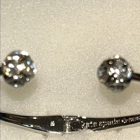 Kate Spade Crystal Hinged Open Cuff Bracelet - Picture 5 of 10